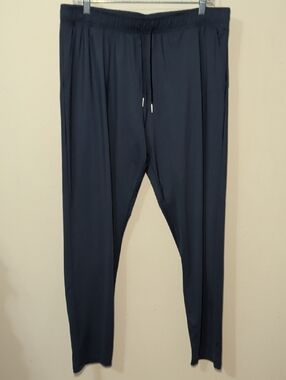 Zyia Navy Blue Drawstring Pants Gym Workout Casual Relaxation Women's Size XXL